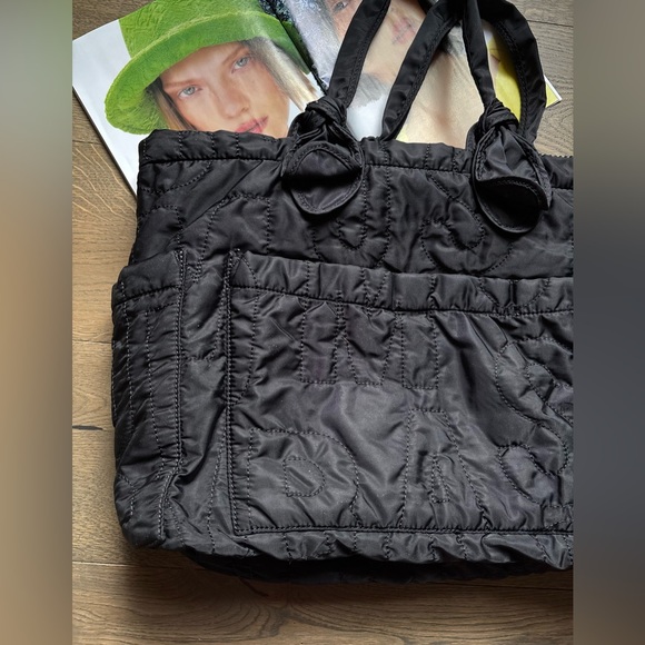 Marc By Marc Jacobs Eliza Nylon Travel Crossbody Tote Bag In Black - Picture 6 of 16